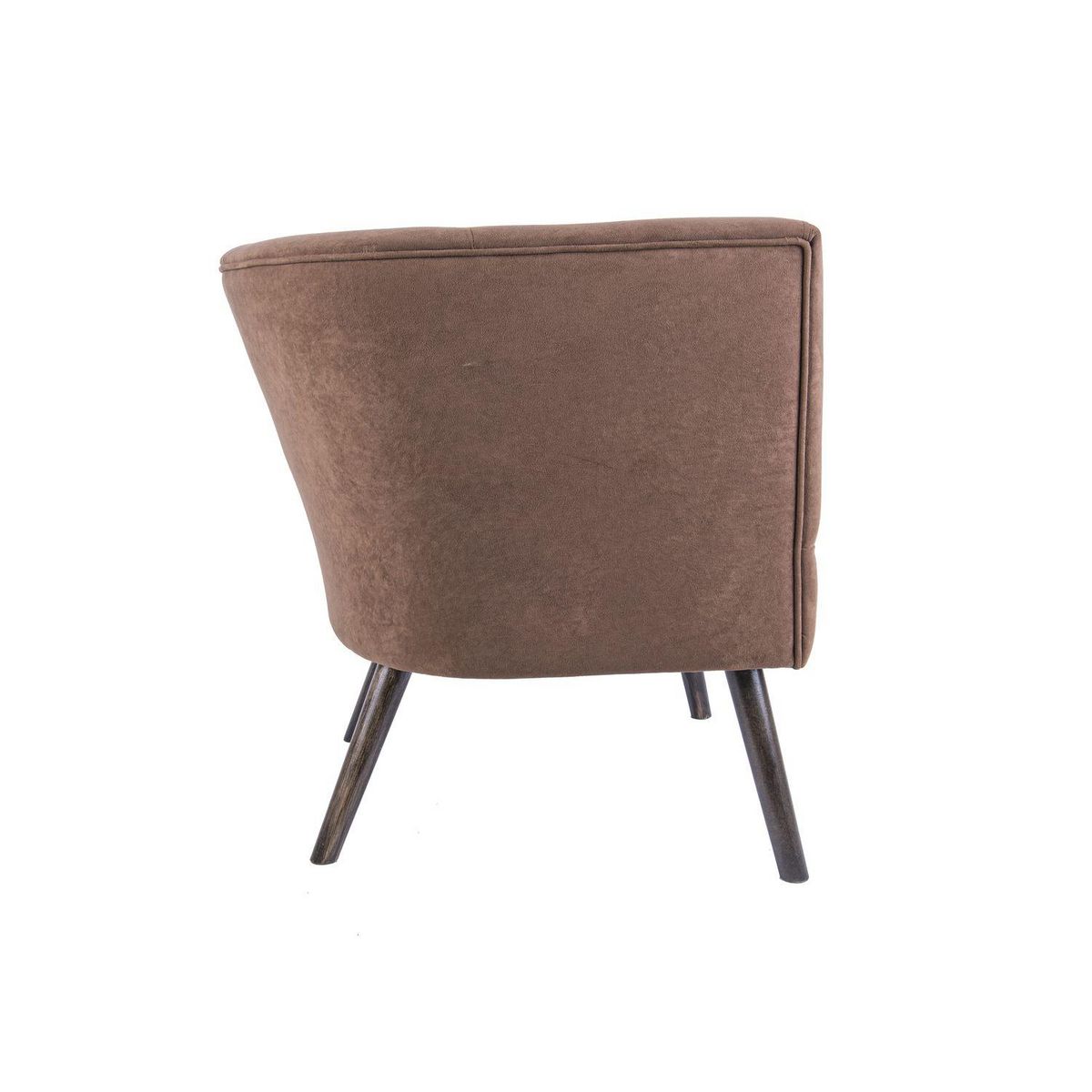 Leitmotiv Fauteuil de salon design velours Explicit