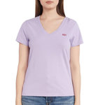 Levi's T-shirt Mauve Femme Levi's Perfect Vneck. Coloris disponibles : Violet