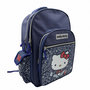 Voir la diapositive 2 : Sac à dos 2 compartiments bleu Hello Kitty