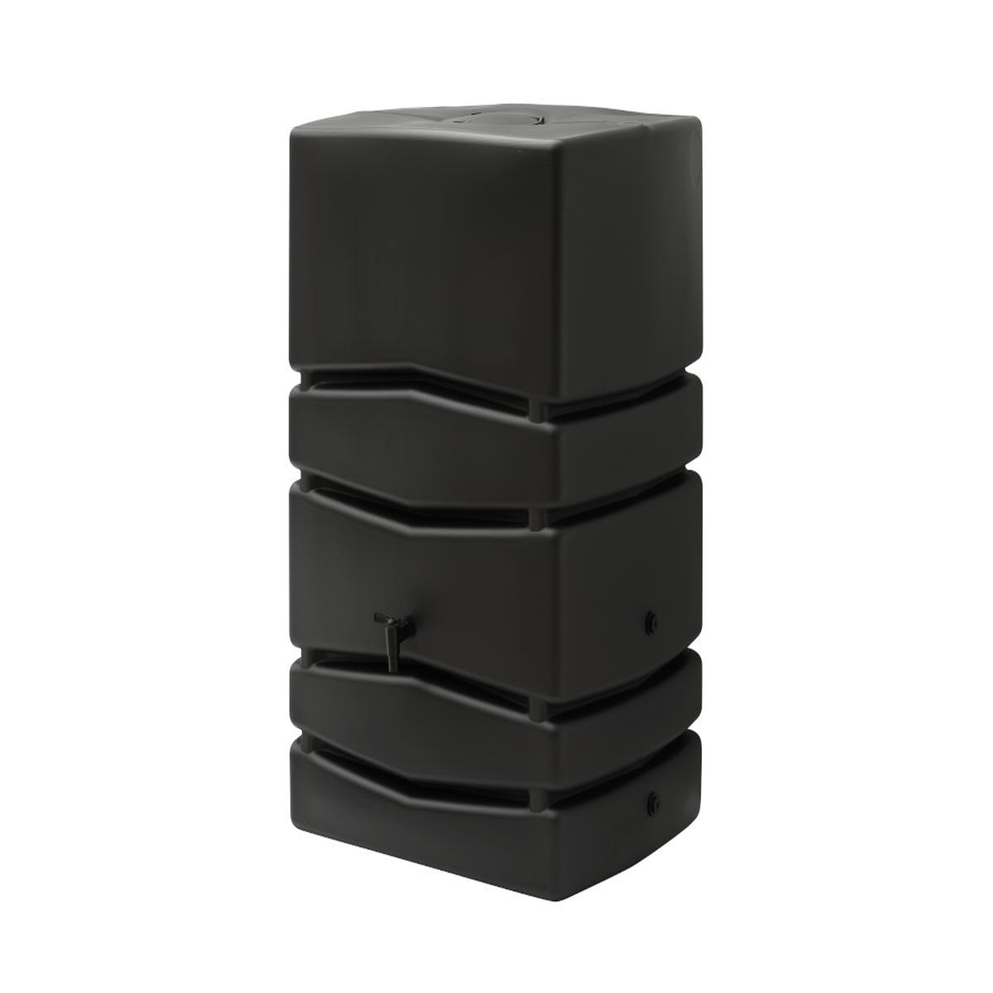 Voir la diapositive 2 : NATURE Récupérateur d'eau de pluie mural anthracite avec robinet 450 l - nature