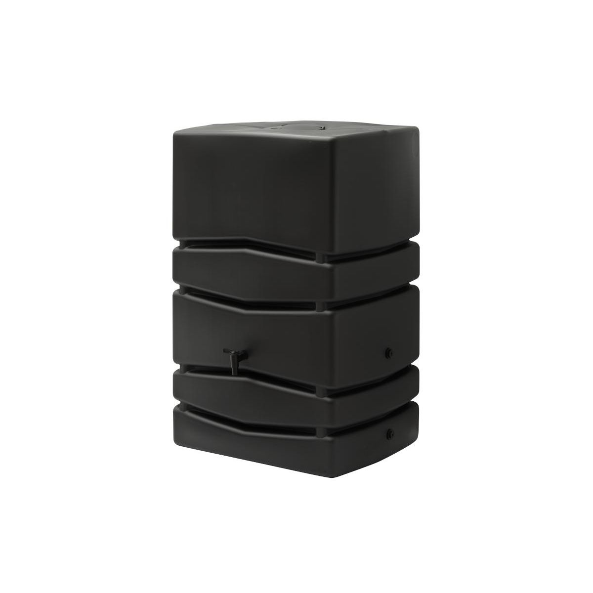 NATURE Récupérateur d'eau de pluie mural anthracite avec robinet 450 L - Nature