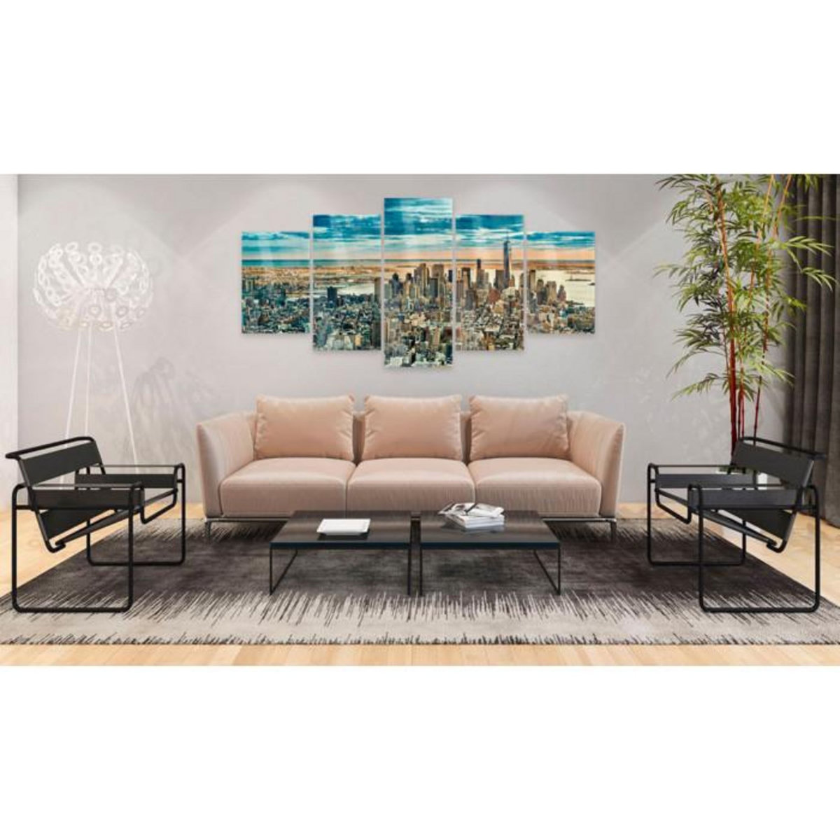 Paris Prix Tableau sur Verre Acrylique  NY : Dream City