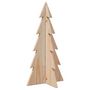 Voir la diapositive 5 : VIDAXL Arbre de Noël en bois pour decoration 59,5cm bois massif de pin