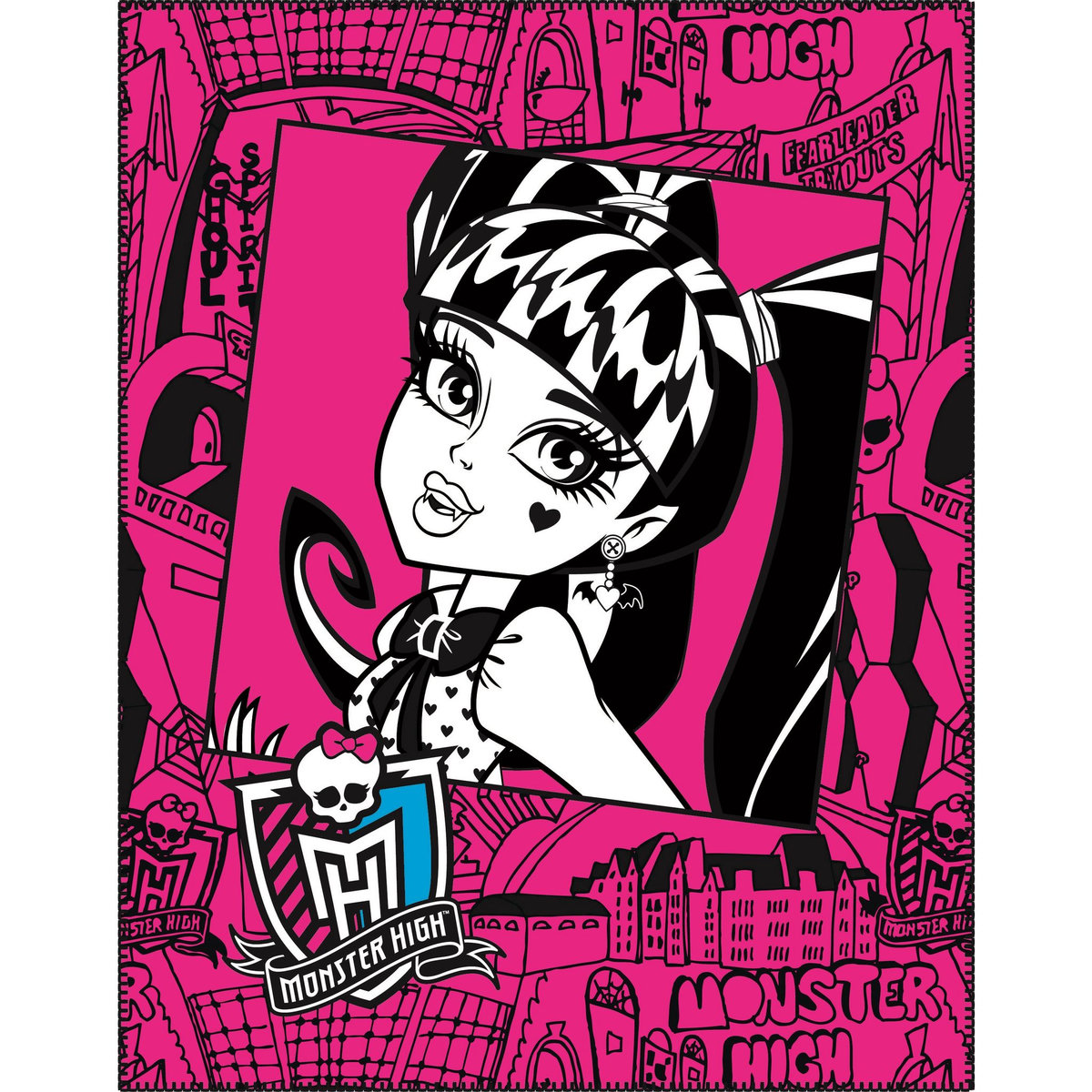 MONSTER HIGH Plaid polaire MONSTER HIGH