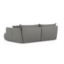 Voir la diapositive 5 : LISA DESIGN Cassiopee - canapé d'angle droit 4 places en tissu texturé