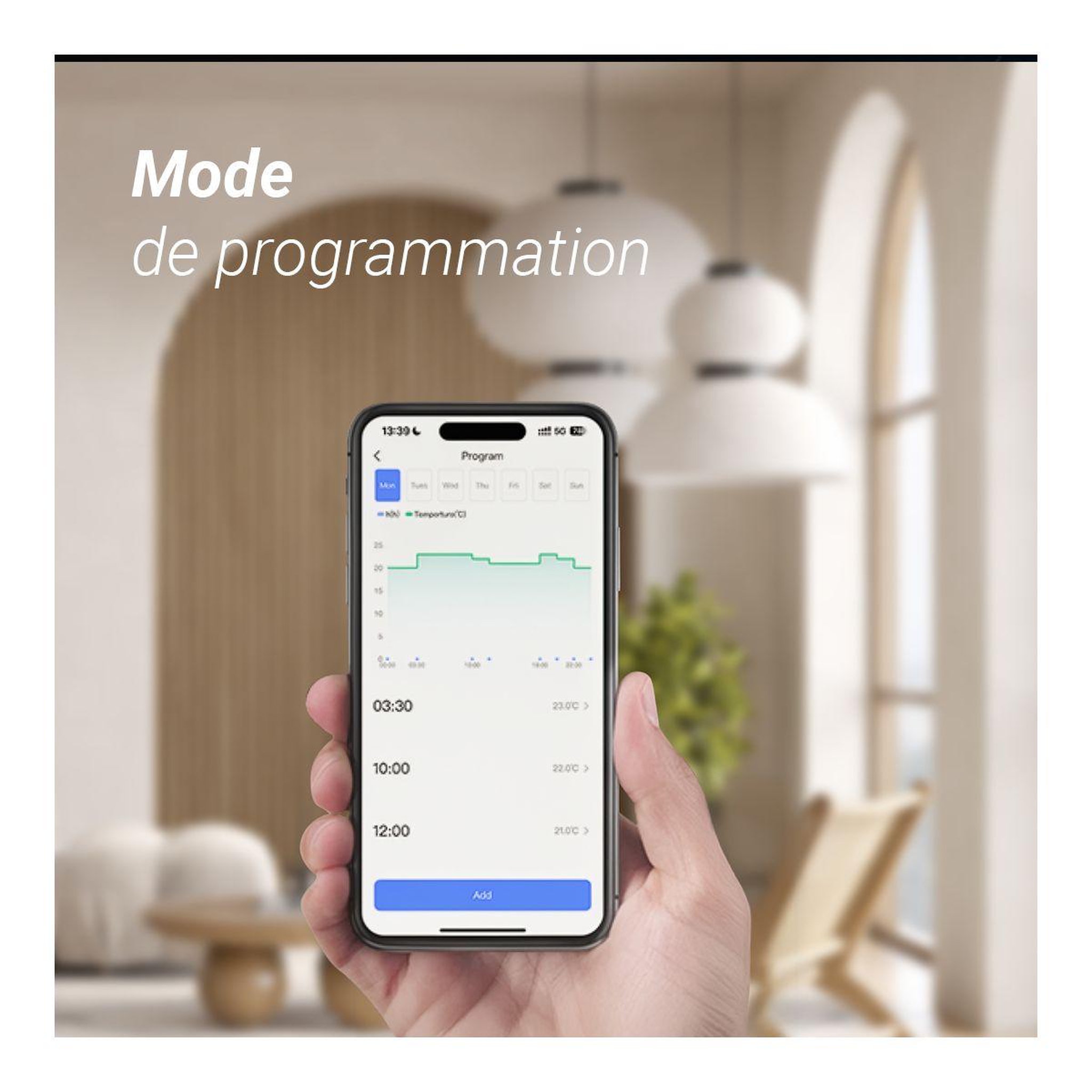 Voir la diapositive 5 : EZVIZ Thermostat connecté t56 thermostat intelligent