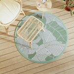 VIDAXL Tapis d'exterieur ARAKIL vert Ø120 cm PP