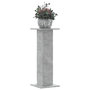 Voir la diapositive 1 : VIDAXL Supports pour plantes 2 pcs gris beton bois d'ingenierie