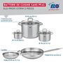 Voir la diapositive 2 : ELO Ensemble de 2 Poêles de cuisson 24 et 32 cm et 3 faitouts 12, 16 et 26 cm Elo Profi Citrin