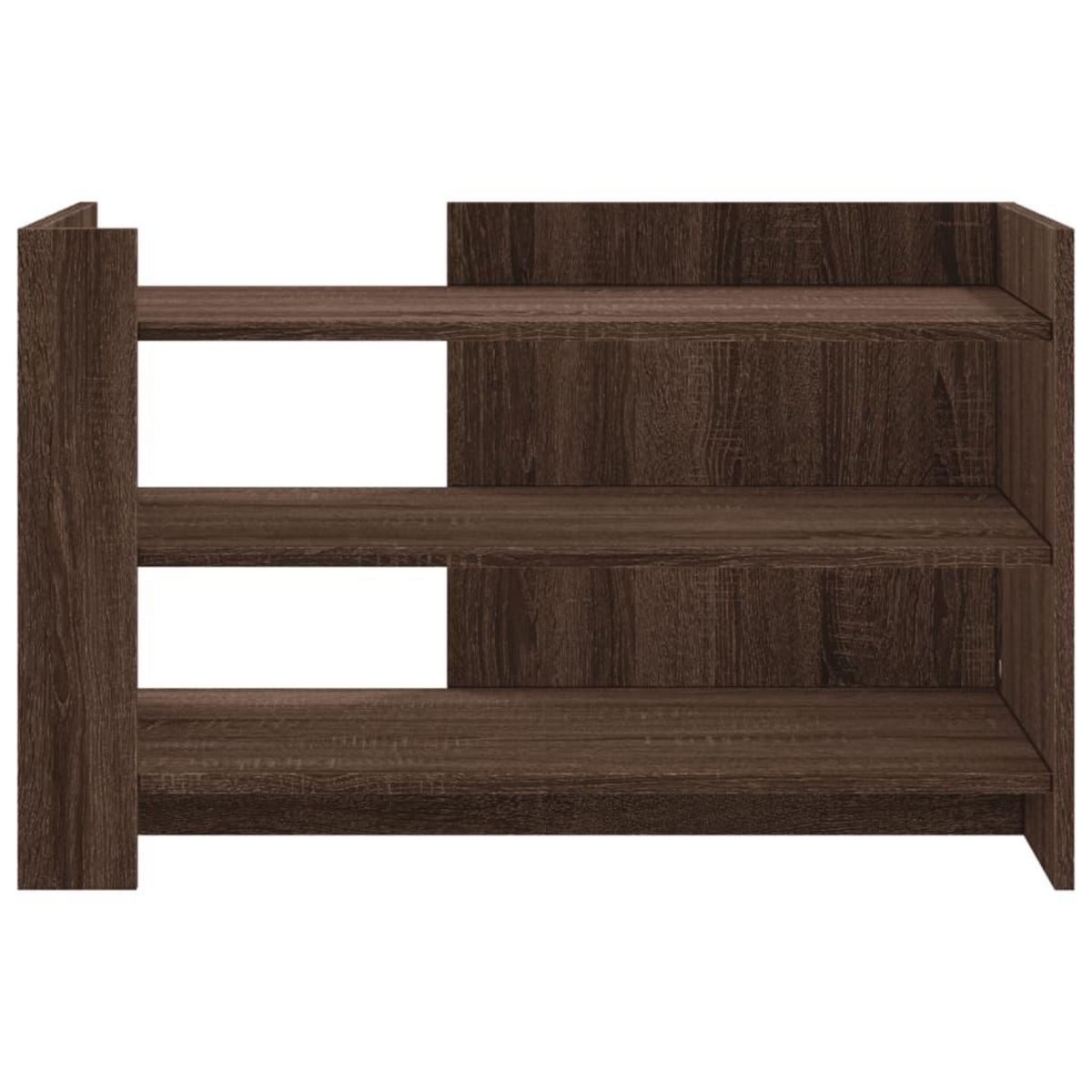 VIDAXL Table basse chene marron 80x50x50 cm Bois d'ingenierie