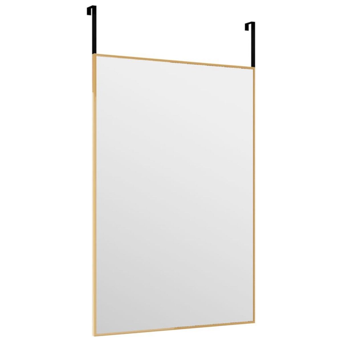 VIDAXL Miroir de porte Dore 40x60 cm Verre et aluminium