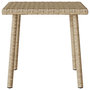 Voir la diapositive 4 : VIDAXL Table basse de jardin rectangulaire beige 40x40x37 cm rotin