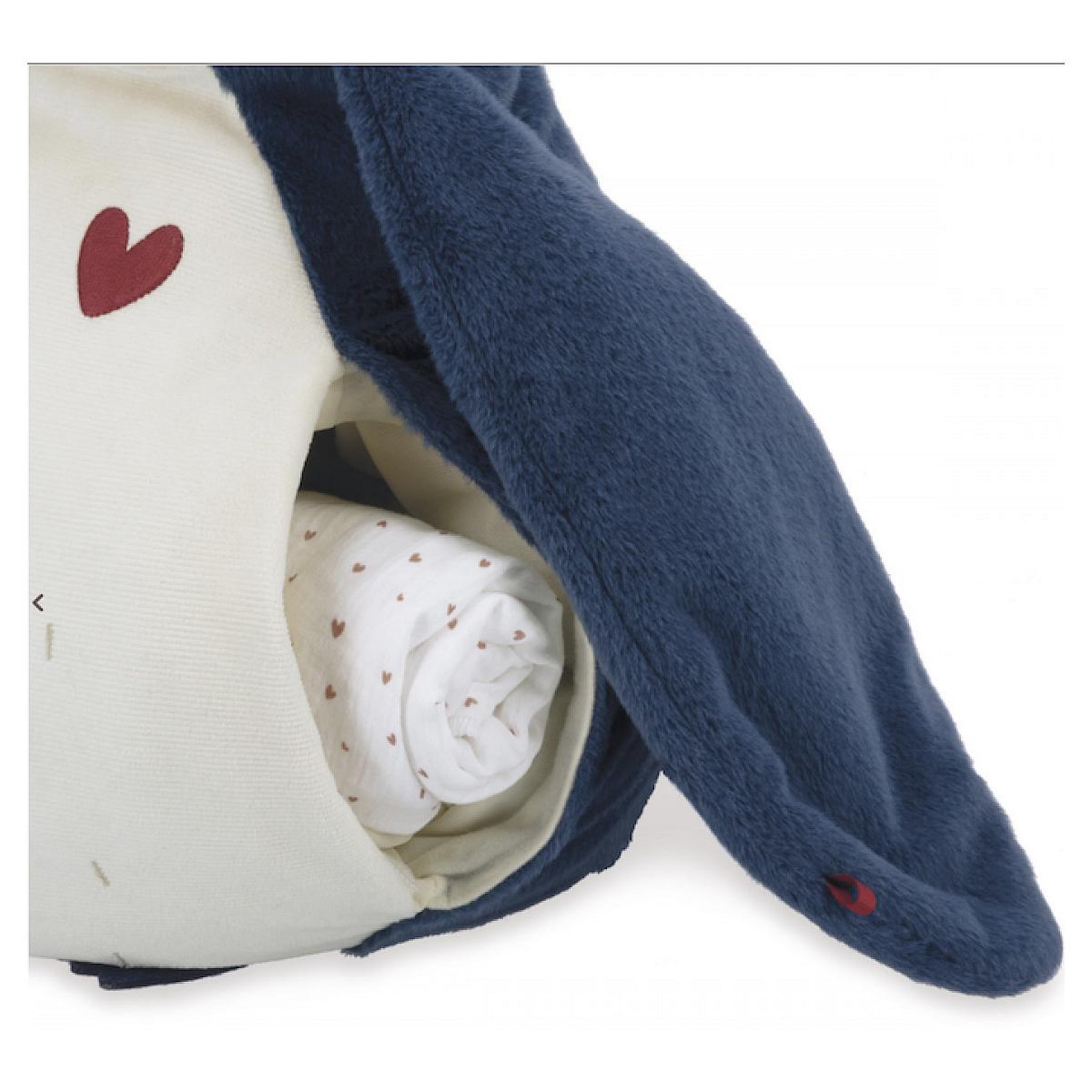 Voir la diapositive 2 : Kaloo Peluche manchot 50 cm et emmaillotage -