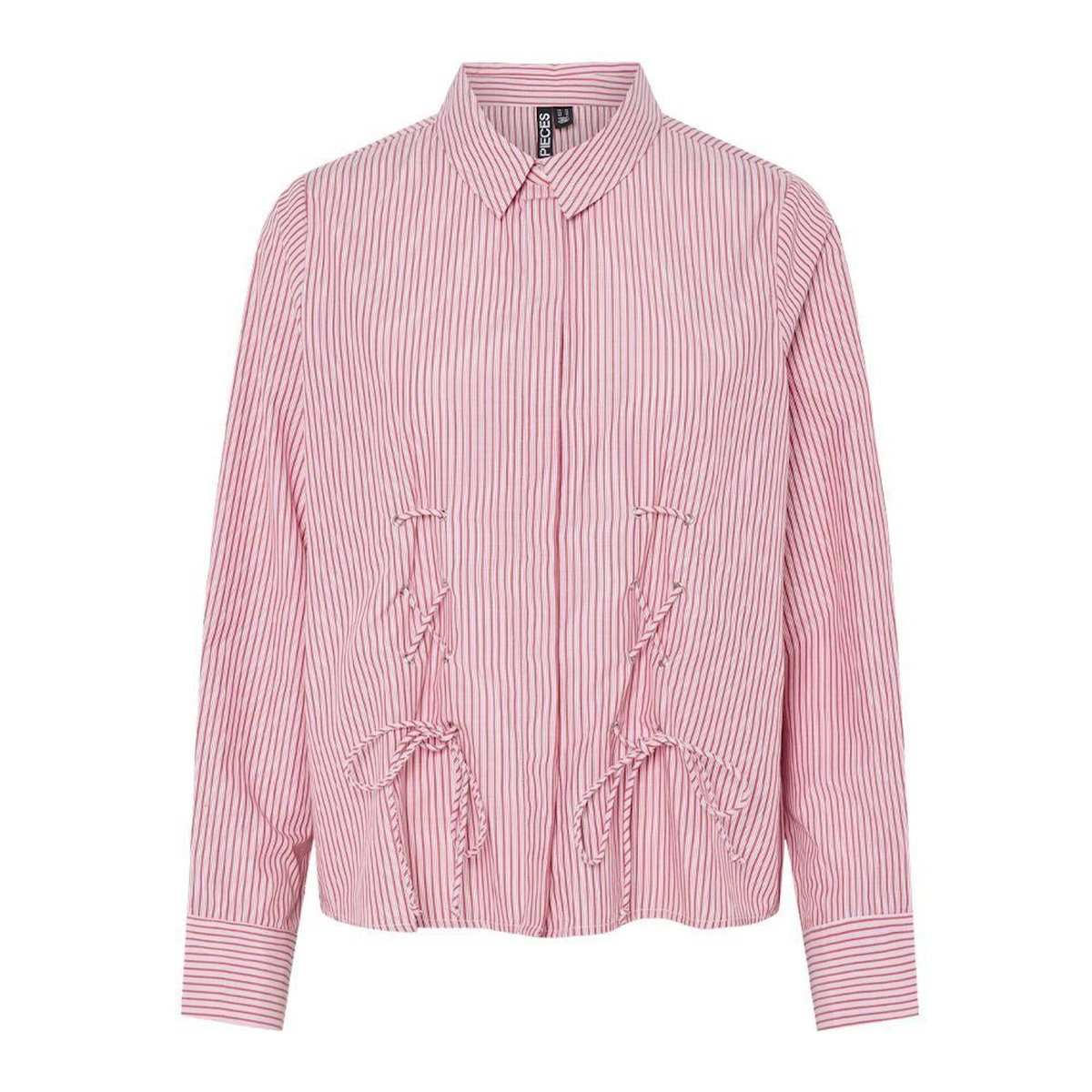 Pieces Chemise  à Rayures Femme Pieces Fabriella