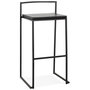 Voir la diapositive 1 : Paris Prix Tabouret de Bar Design Industriel  Line  87cm Noir