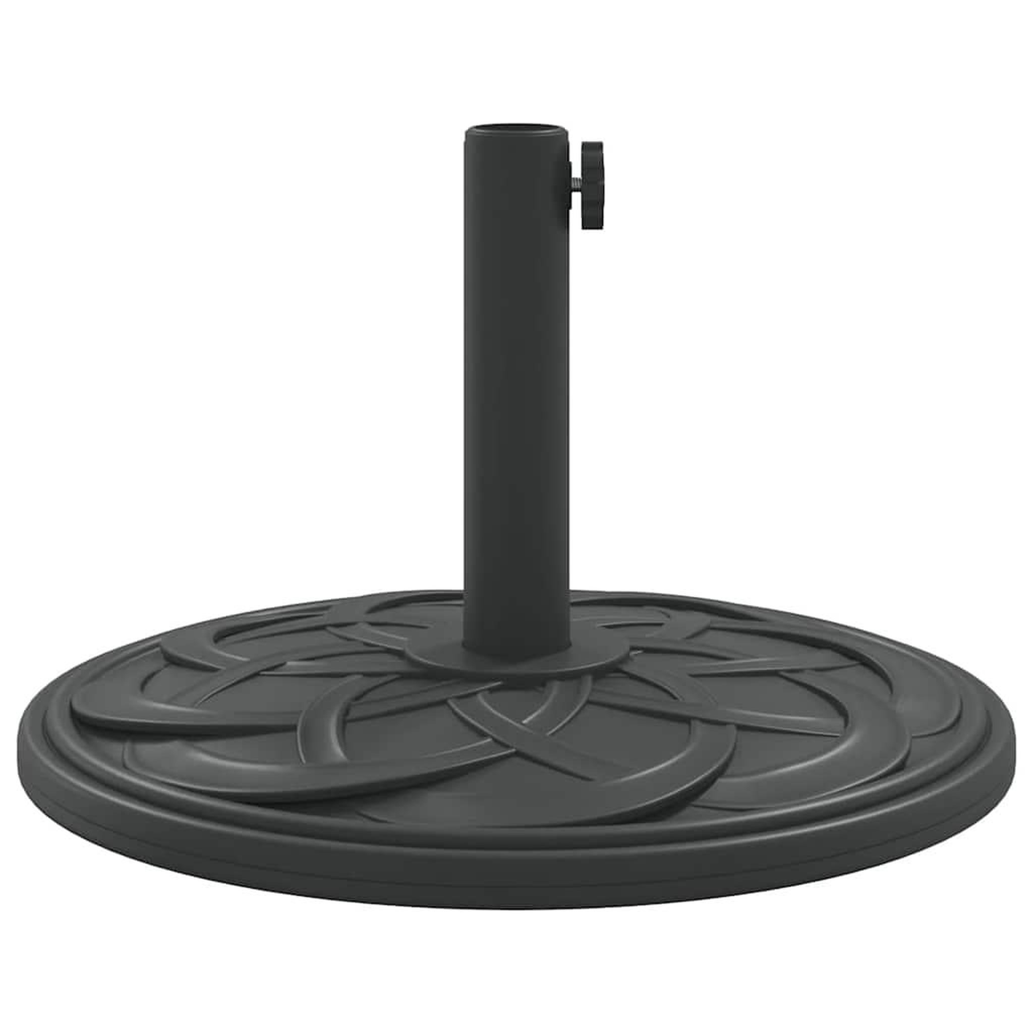 Voir la diapositive 5 : VIDAXL Base de parasol pour mats Ø38 / 48 mm 12 kg rond