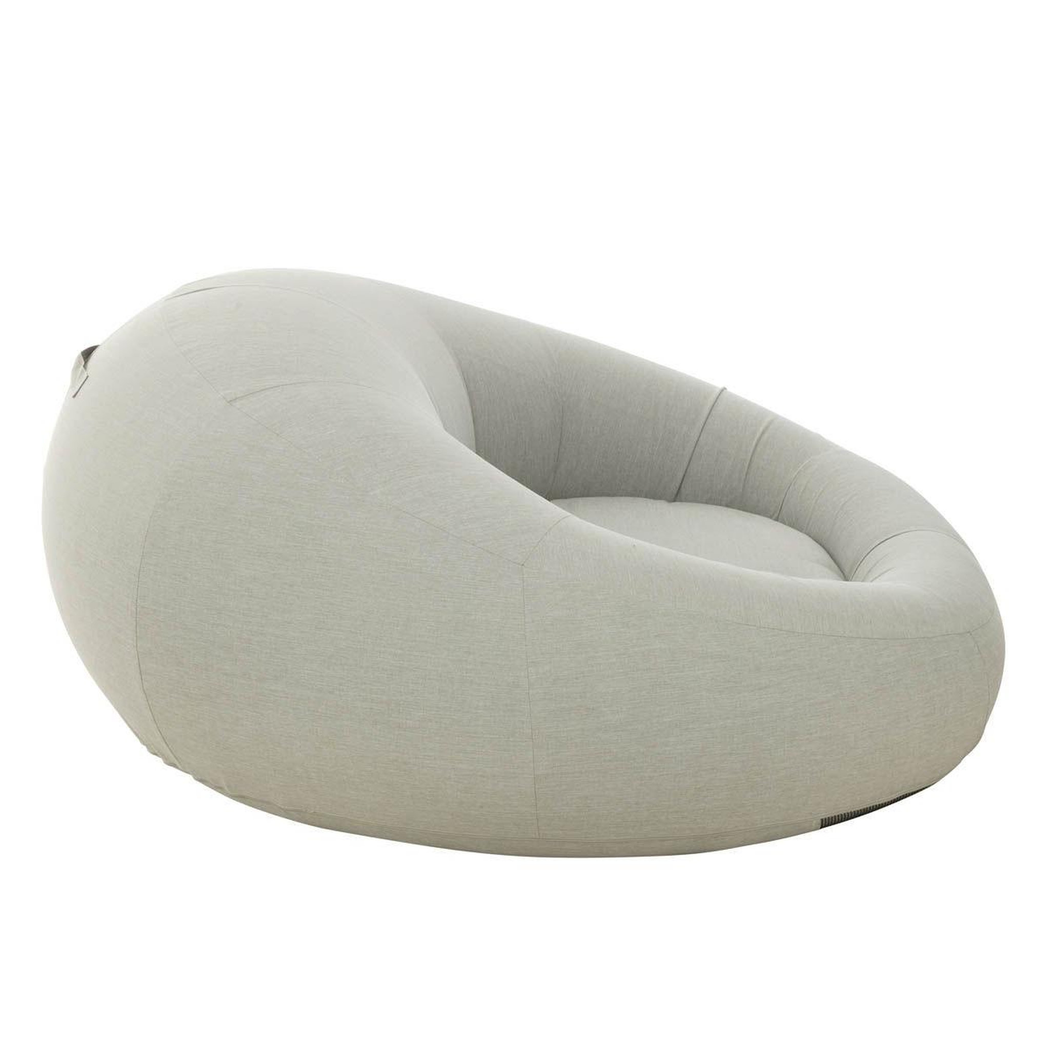 Voir la diapositive 3 : J-LINE Pouf de jardin  donut  175cm gris