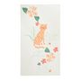 Voir la diapositive 2 : Petit Béguin Serviette de bain bébé + pochette Fleur