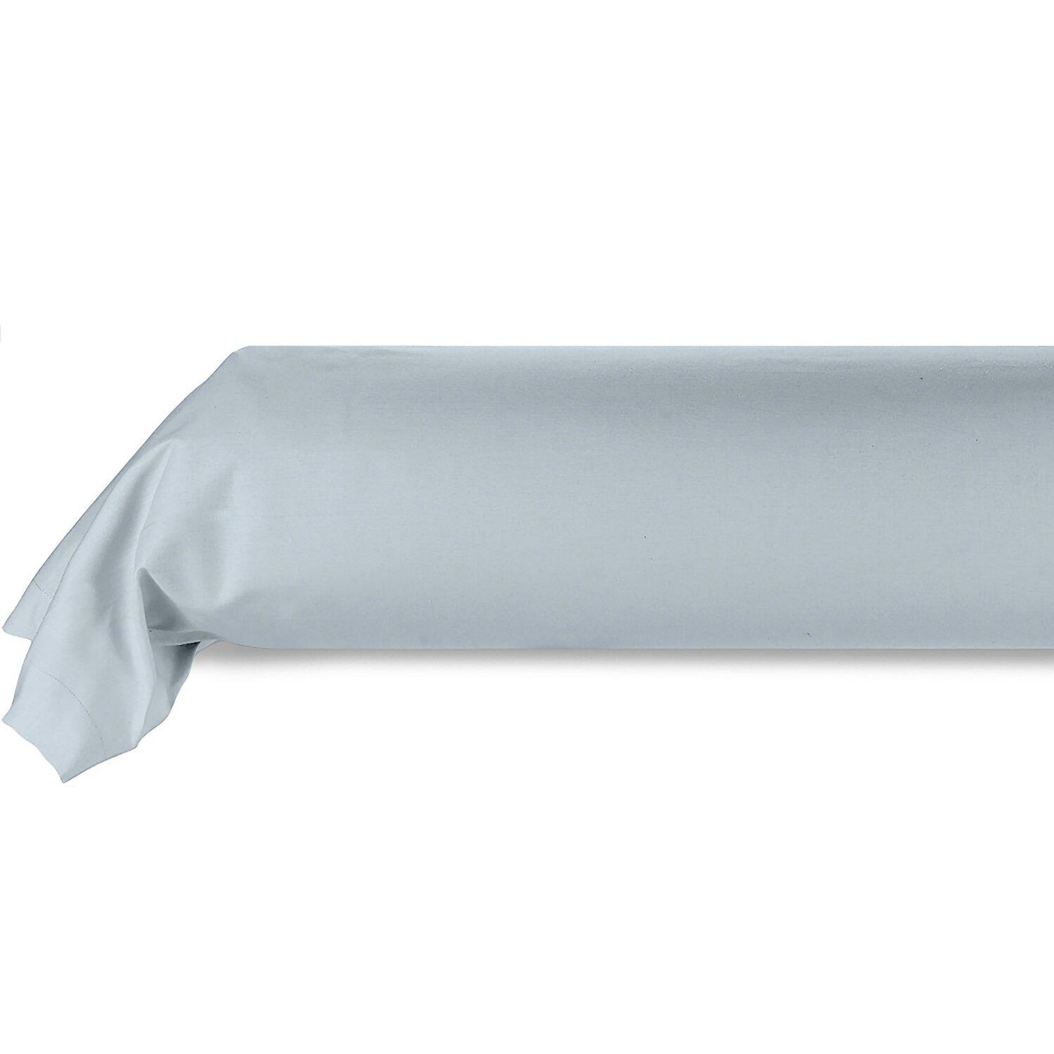 Voir la diapositive 2 : Home collection Taie de traversin 100% coton 57fils