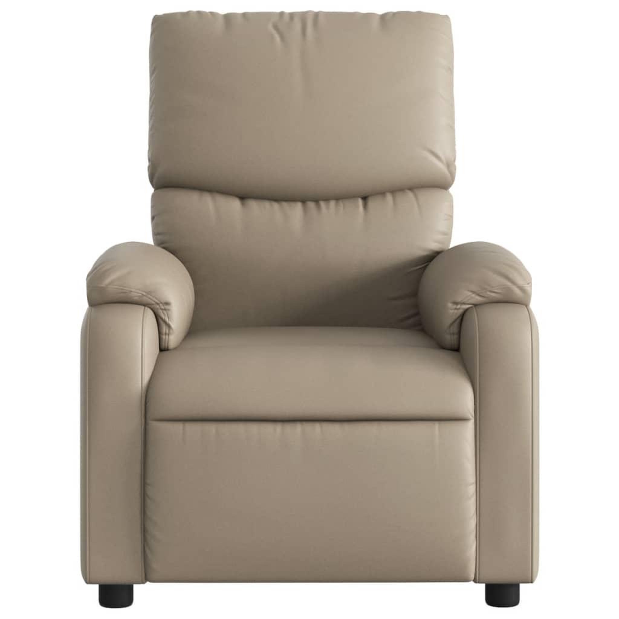 Voir la diapositive 3 : VIDAXL Fauteuil inclinable Cappuccino Similicuir