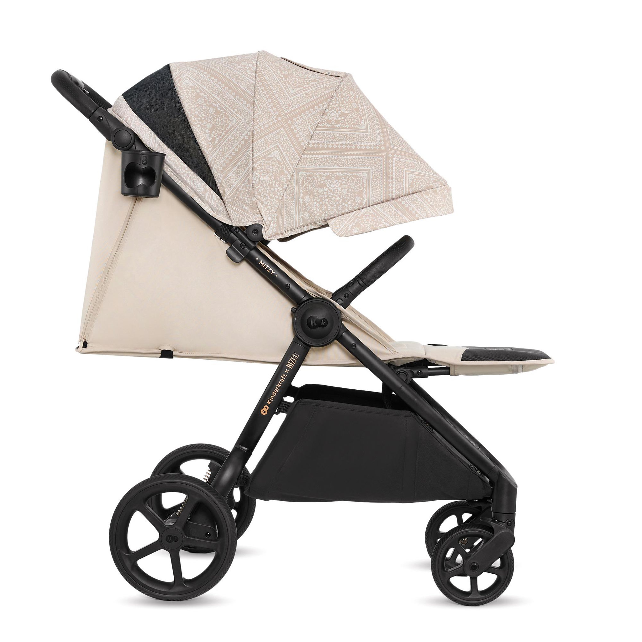 Voir la diapositive 4 : KINDERKRAFT Poussette compacte avec suspension et protection UPF50+ pour bébé