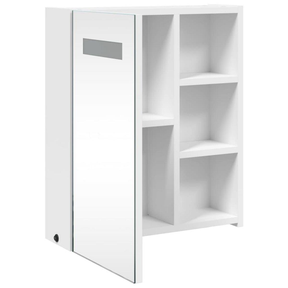 VIDAXL Armoire de salle de bain a miroir avec LED blanc 45x13x52 cm