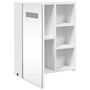 Voir la diapositive 5 : VIDAXL Armoire de salle de bain a miroir avec LED blanc 45x13x52 cm
