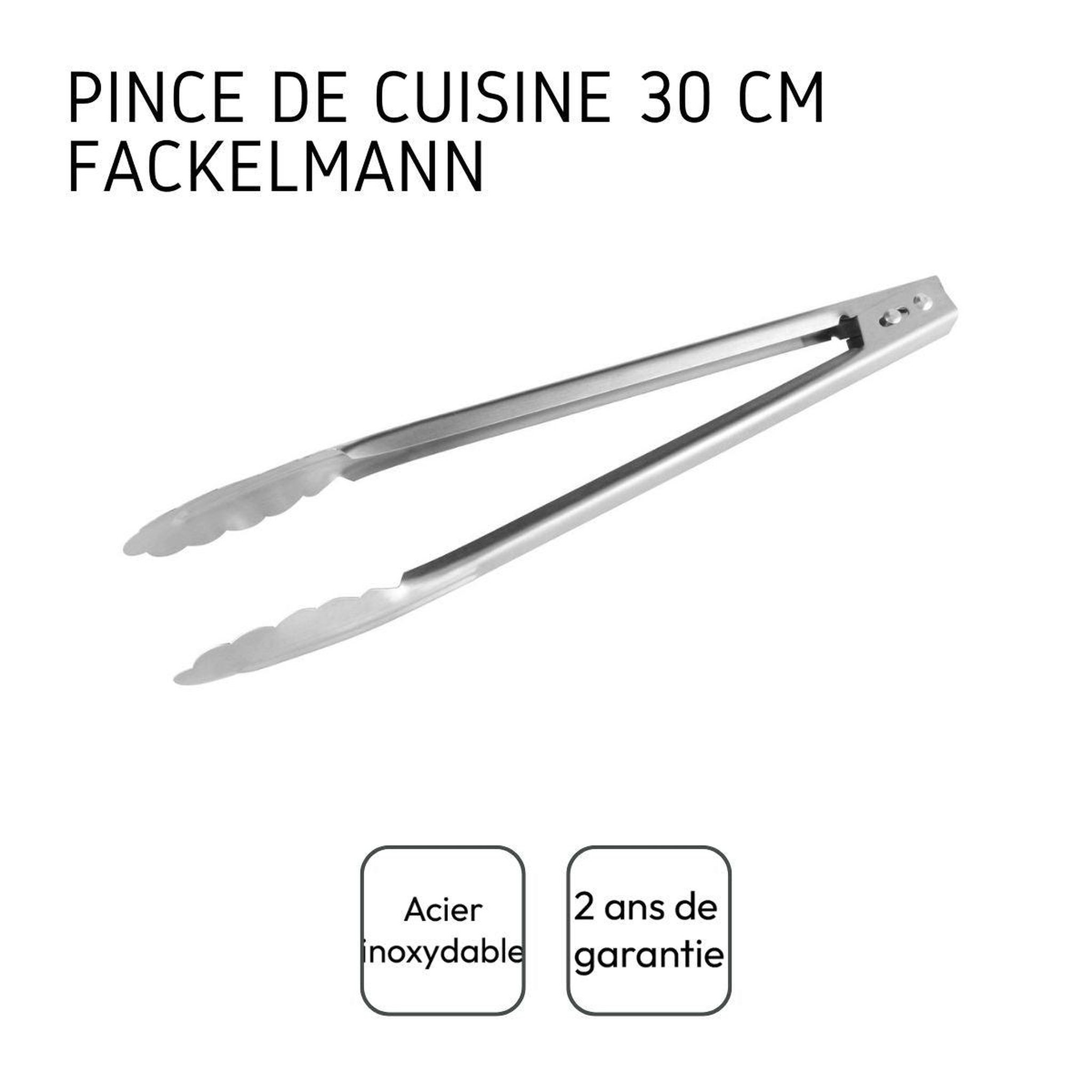Voir la diapositive 5 : Fackelmann Ensemble de 2 pinces multifonction inox 30 cm fackelmann