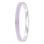 SC CRYSTAL Bracelet en Résine colorée ayant un aspect proche de l'Email orné de Cristaux scintillants par SC Crystal