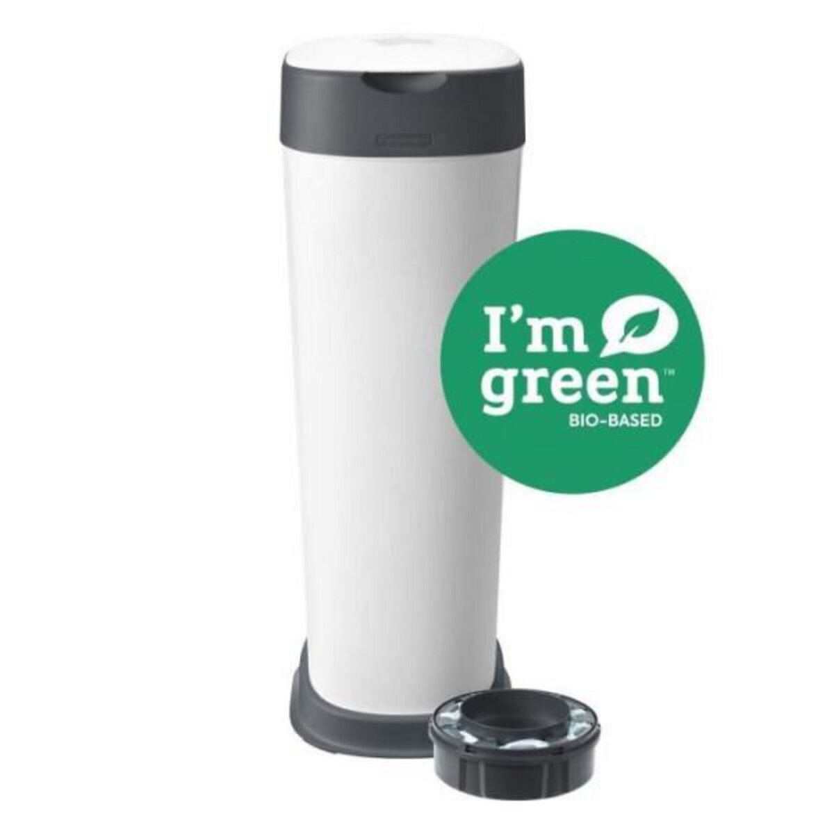 TOMMEE TIPPEE TOMMEE TIPPEE Twist and Click Poubelle a Couches de Taille  XL, Comprend 1x Recharge avec GREENFILM pas cher 