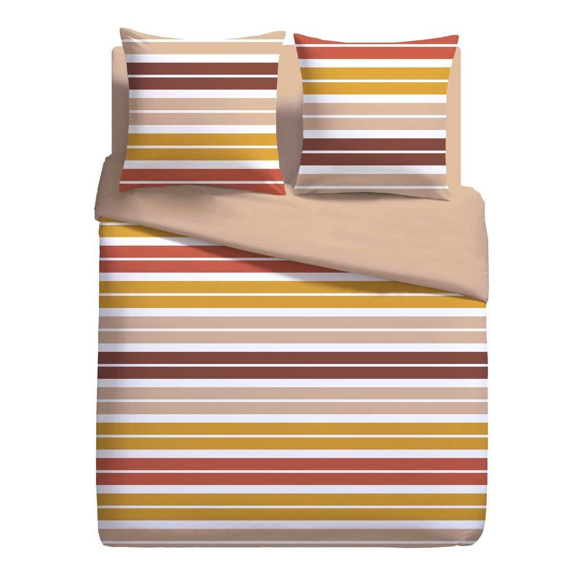 Parure housse de couette fantaisie en microfibre AKELA