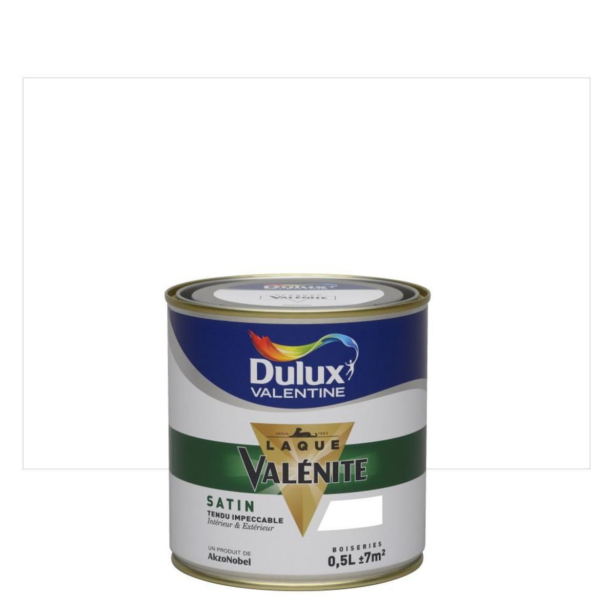 CENTRALE BRICO Peinture laque boiserie Valénite blanc satiné 0,5 L - DULUX VALENTINE