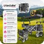 Voir la diapositive 3 : tectake Chariot de jardin et de transport pliable avec toit gris