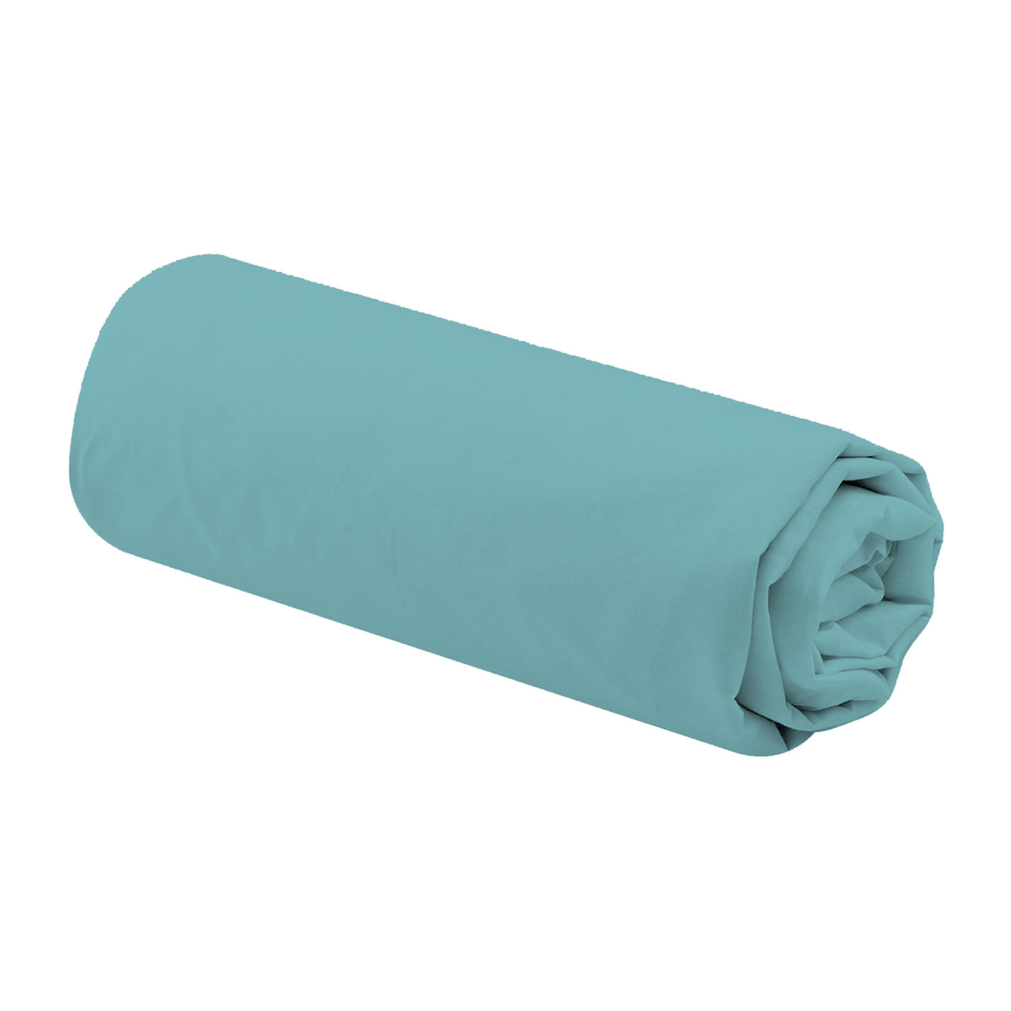 Drap housse uni en microfibre 