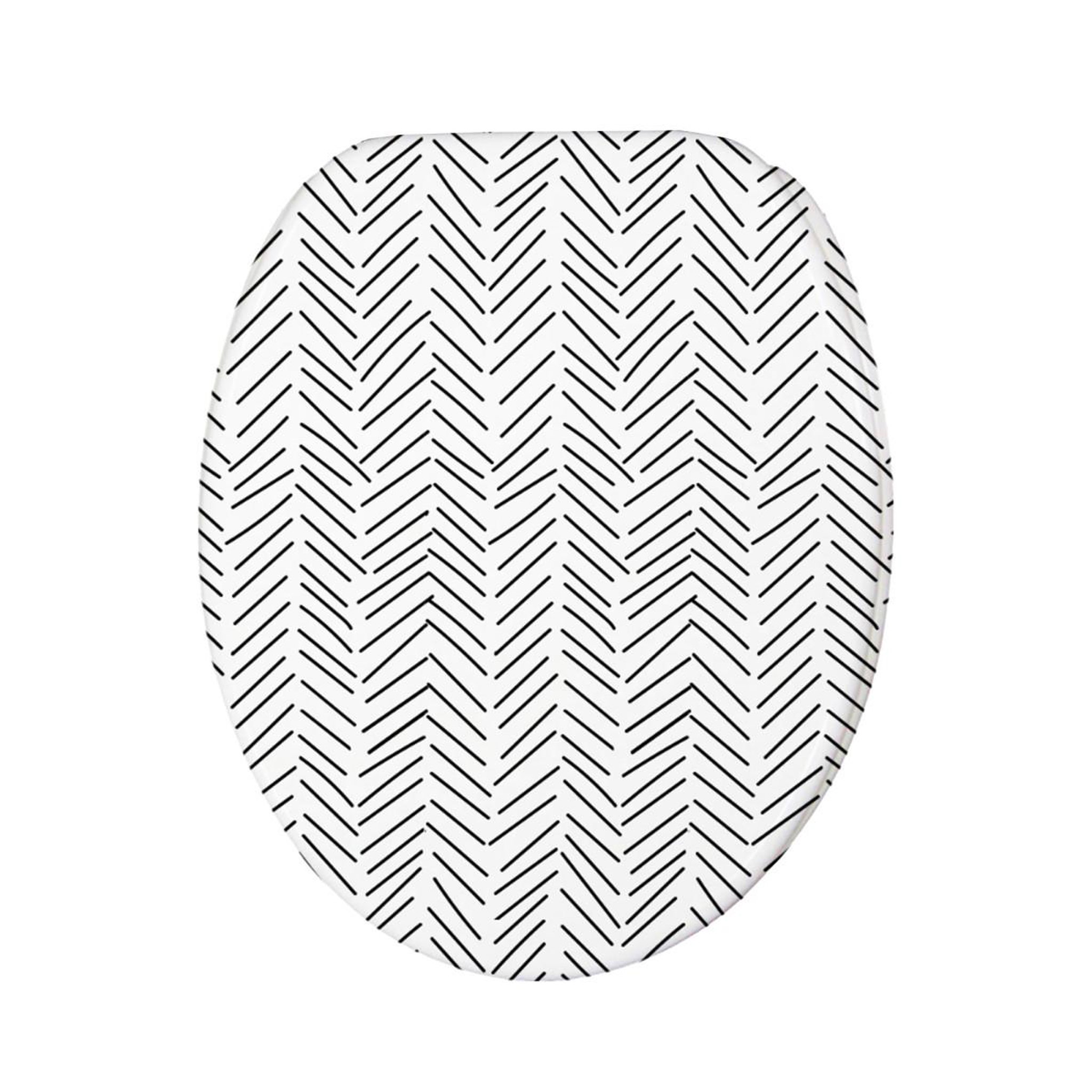 GUY LEVASSEUR Abattant wc thermodur chevron - frein de chute chevron