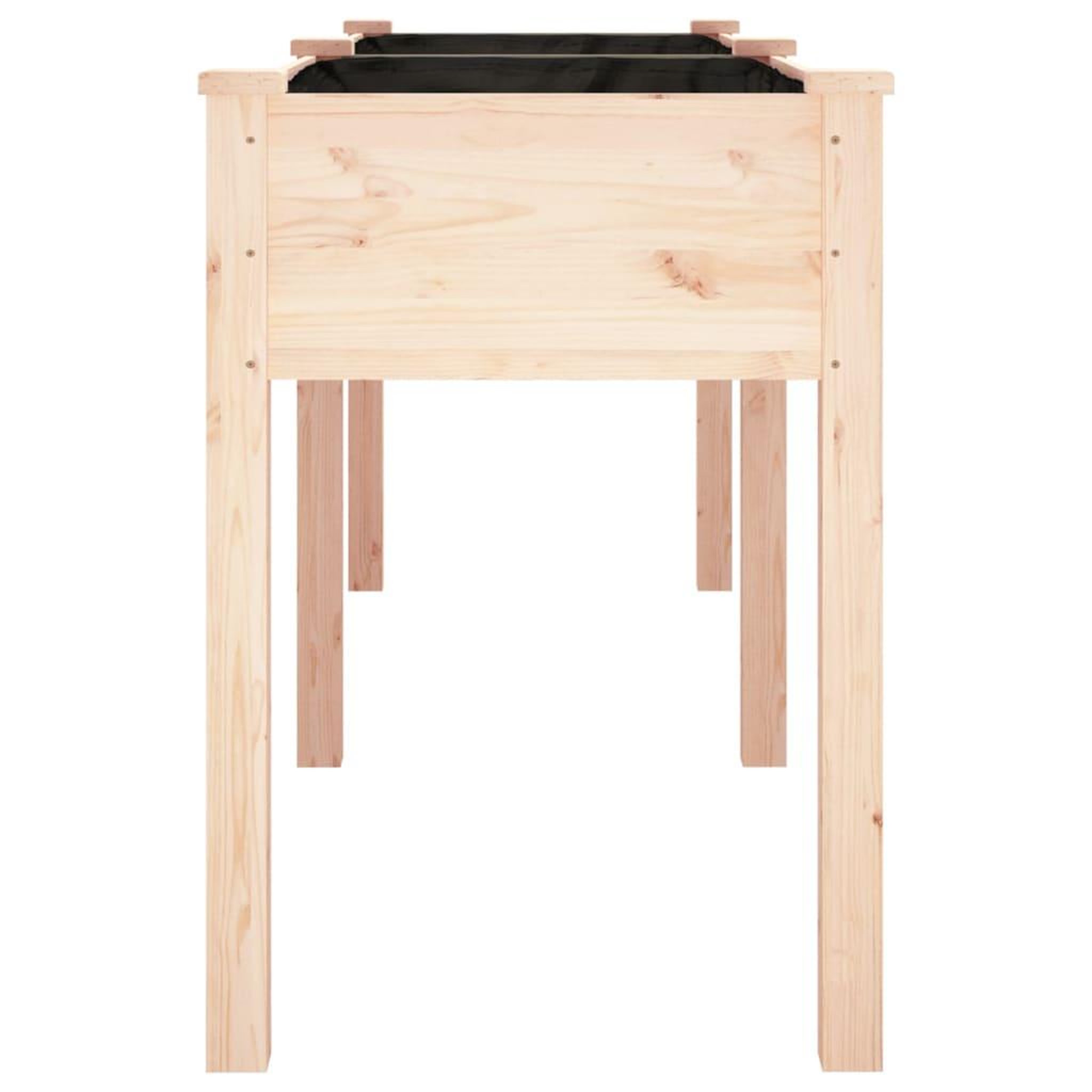 Voir la diapositive 5 : VIDAXL Jardiniere avec doublure 203x53x76 cm bois massif de sapin