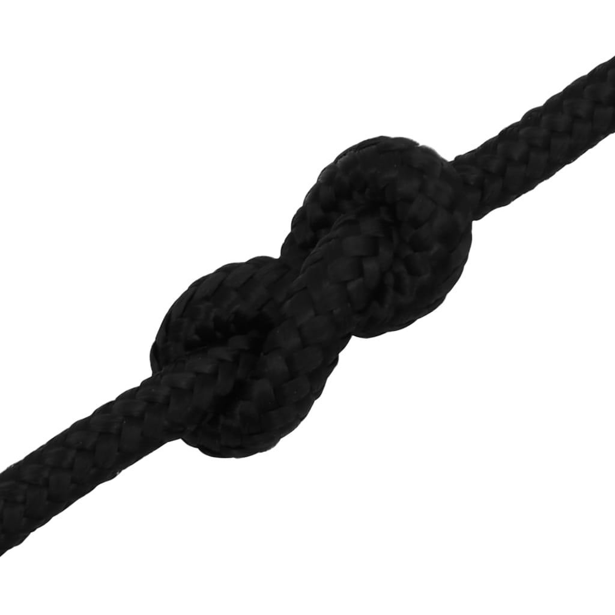 Voir la diapositive 5 : VIDAXL Corde de travail Noir 6 mm 25 m Polyester