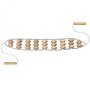 Voir la diapositive 2 : VIVEZEN Sangle, rouleau de massage de dos 113 x 7,5 cm - 3 boules - Bois