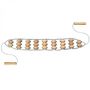 Voir la diapositive 2 : VIVEZEN Sangle, rouleau de massage de dos 113 x 7,5 cm - 3 boules - Bois