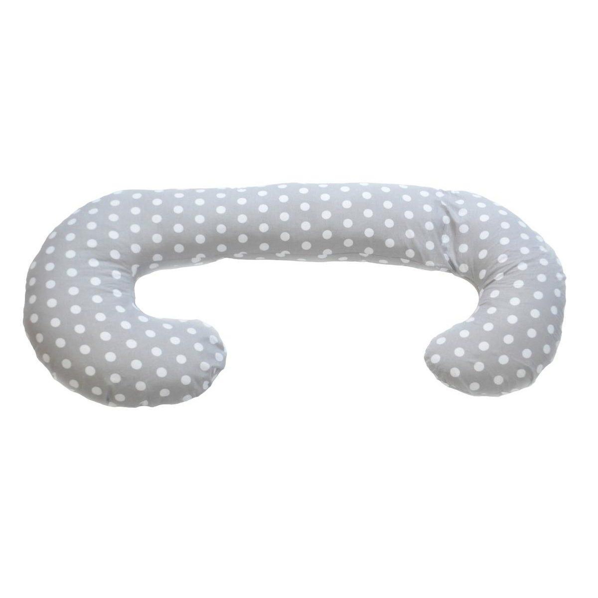 VELINDA Coussin usages multiples pois de gris