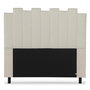 Voir la diapositive 1 : Paris Prix Tête de Lit en Tissu Design  Kenty  140cm Beige