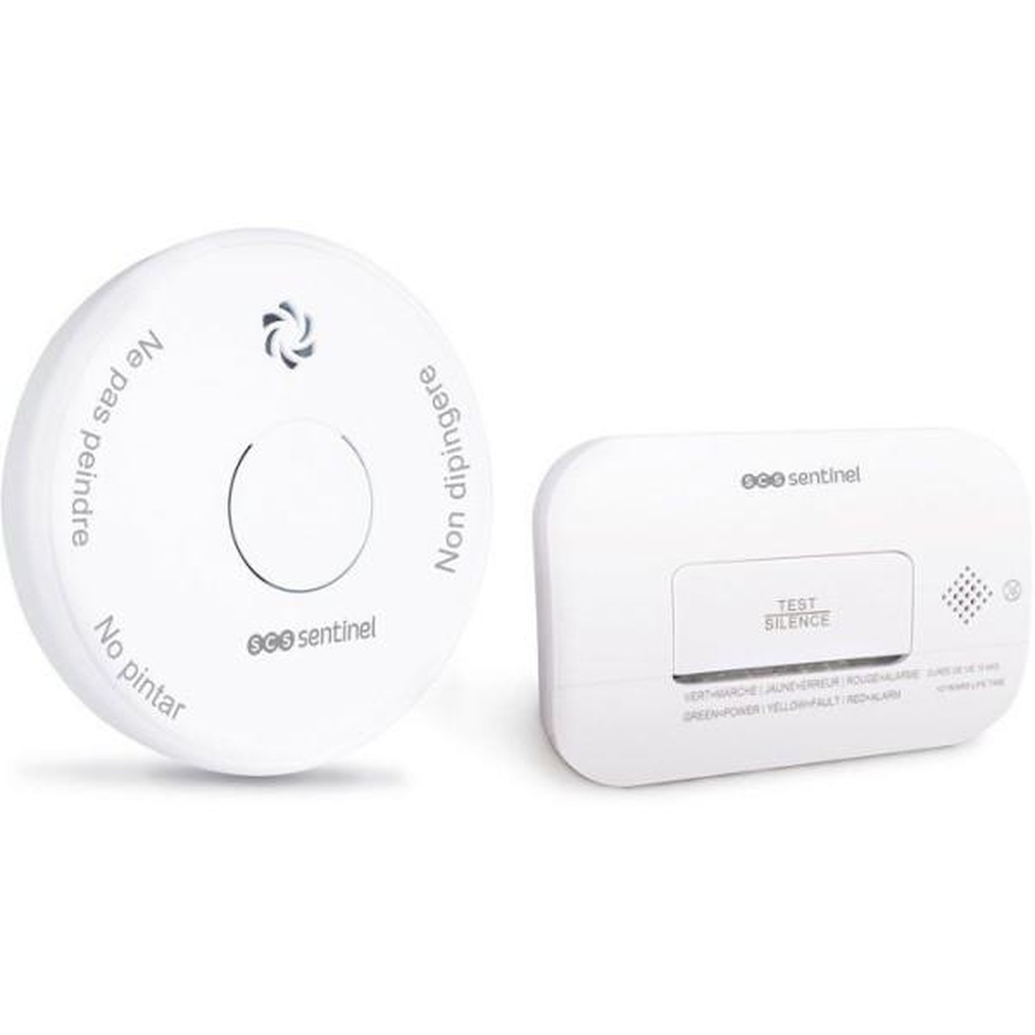 SCS SENTINEL Détecteur fumée + monoxyde carbone - scs sentinel - securekit - daaf - co