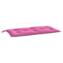 Voir la diapositive 4 : VIDAXL Coussin de banc de jardin rose 110x50x7 cm tissu