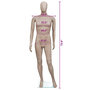 Voir la diapositive 6 : VIDAXL Mannequin de vitrine Homme Tete ronde