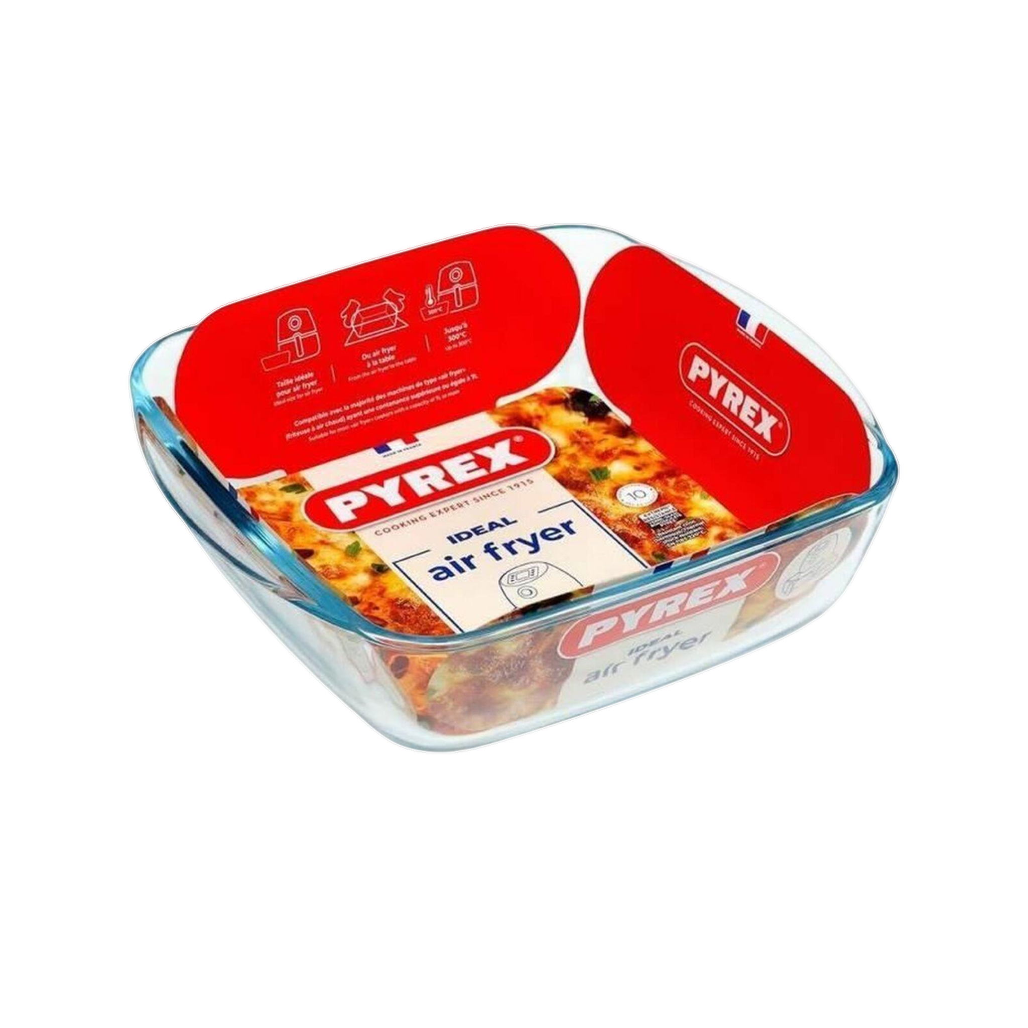Voir la diapositive 2 : PYREX Plat à four Pyrex 1450142 en verre borosilicate 25x22 cm