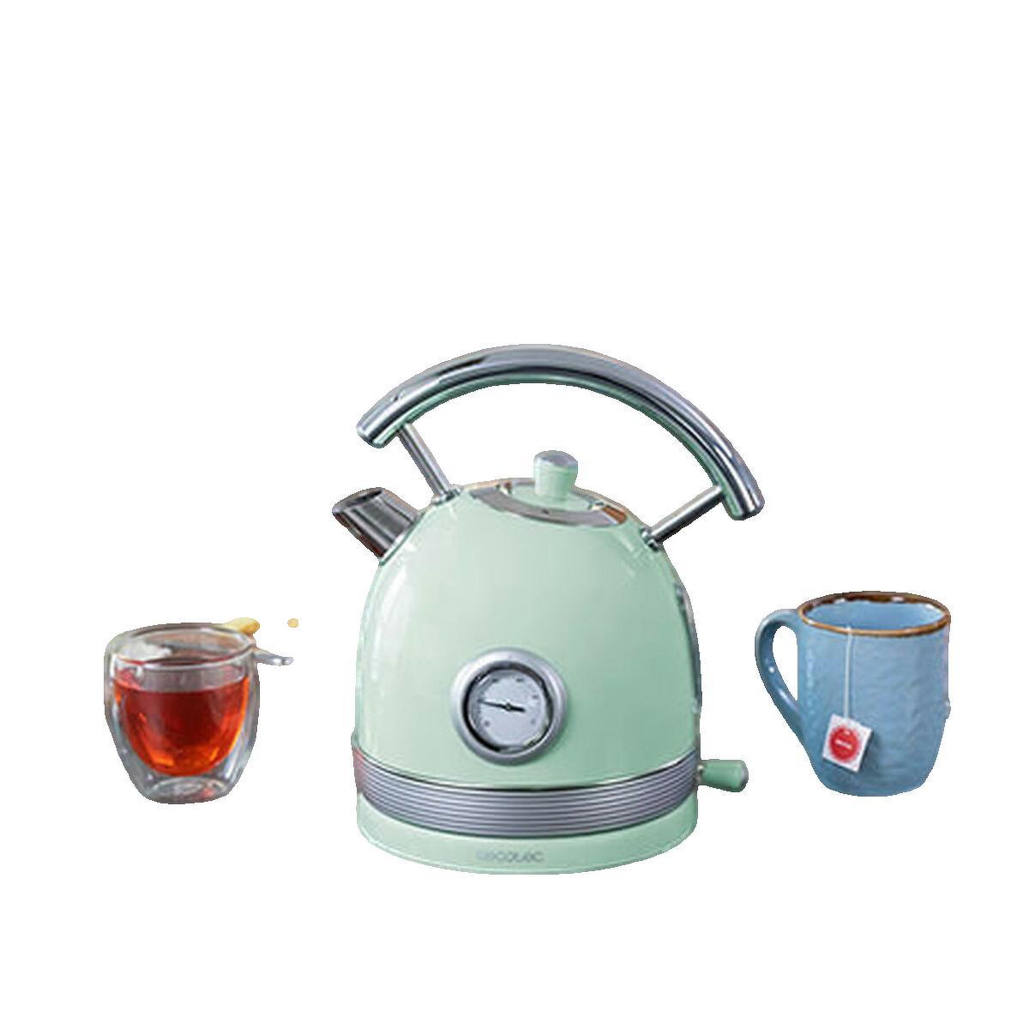 Voir la diapositive 2 : CECOTEC Bouilloire Cecotec ThermoSense 420 1,8 litre vert clair