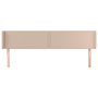 Voir la diapositive 3 : VIDAXL Tete de lit avec oreilles Cappuccino 203x16x78/88 cm Similicuir