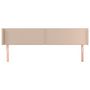 Voir la diapositive 3 : VIDAXL Tete de lit avec oreilles Cappuccino 203x16x78/88 cm Similicuir