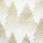 Voir la diapositive 2 : ATMOSPHERA Nappe Imprimée Sapin  Colorama  140x240cm Blanc & Or