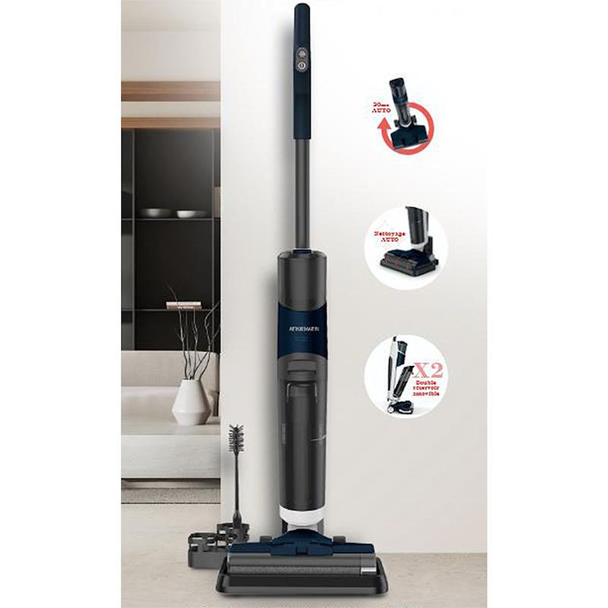 Arthur Martin Aspirateur-laveur sans fil 150w - amwd150